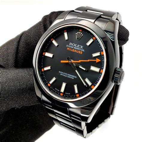 rolex pvd bracelet|Rolex milgauss 40mm.